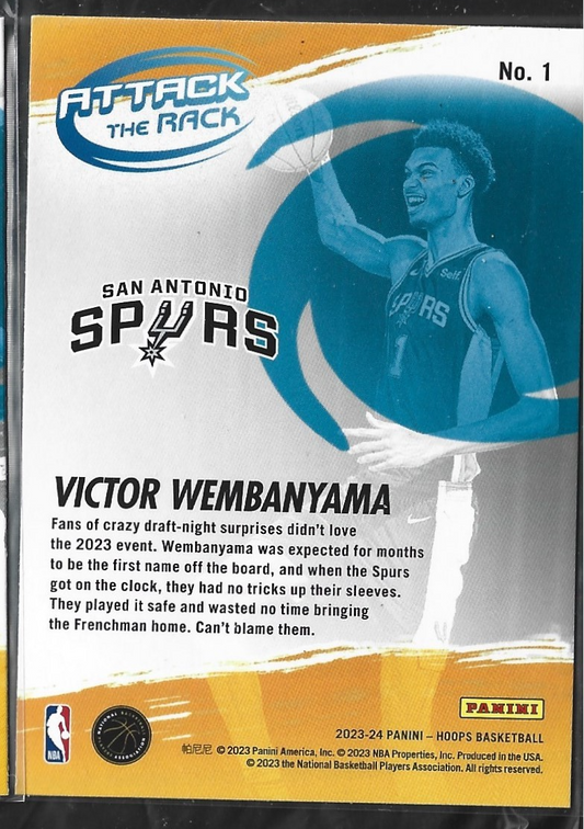 Victor Wembanyama Attack the Rack