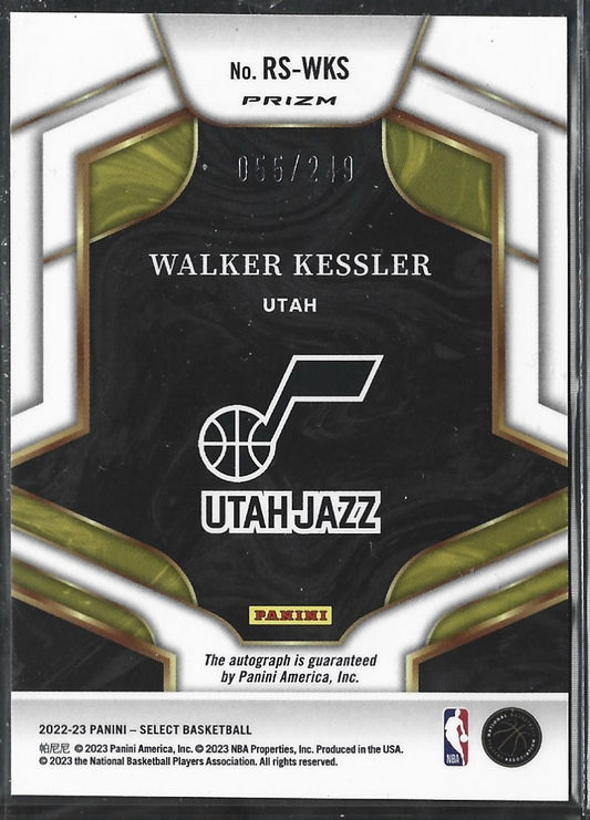 Walker Kessler Select Silver RC Auto /249