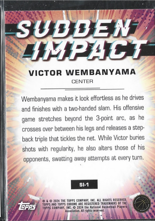 Victor Wembanyama Sudden Impact