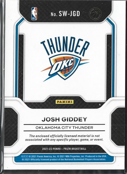 Josh Giddey Sensational Swatches