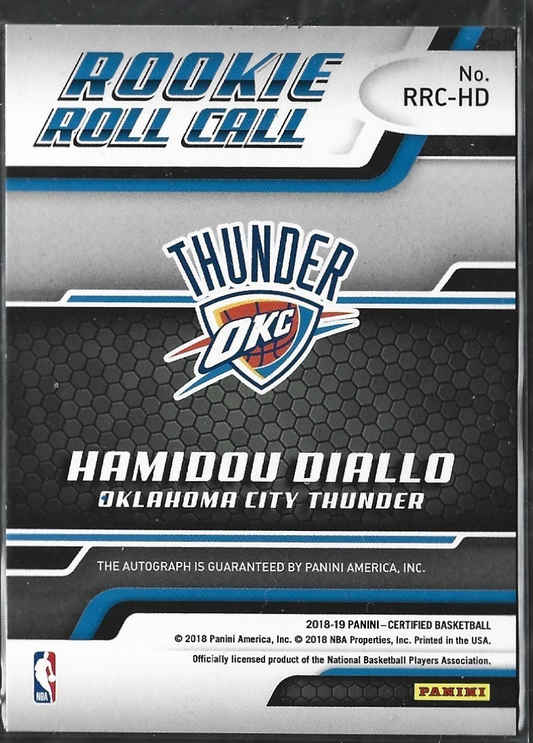 Hamidou Diallo Rookie Roll Call RC Auto
