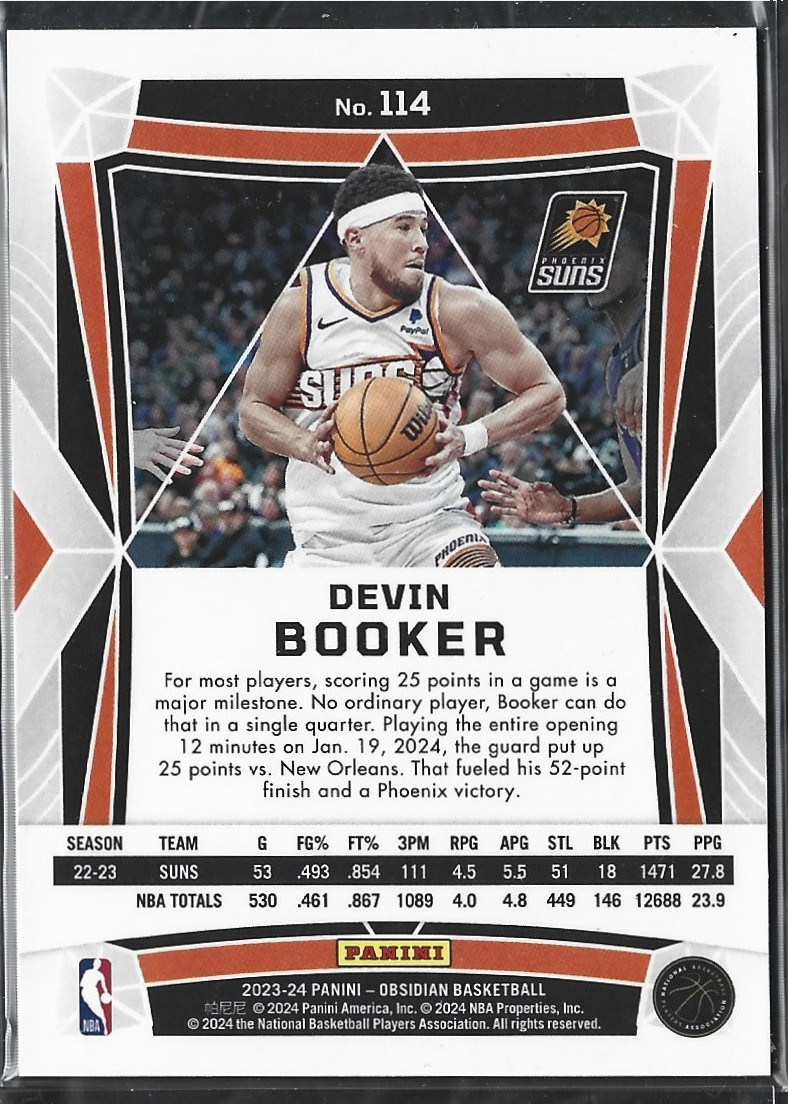 Devin Booker Obsidian
