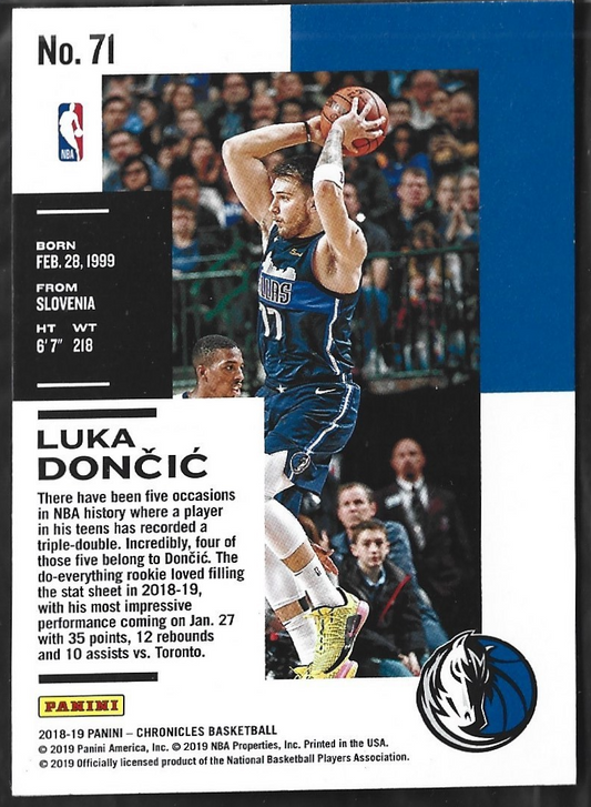 Luka Doncic Chronicles Rookie