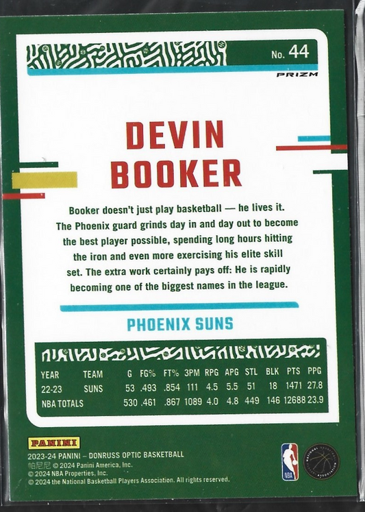 Devin Booker Optic Silver