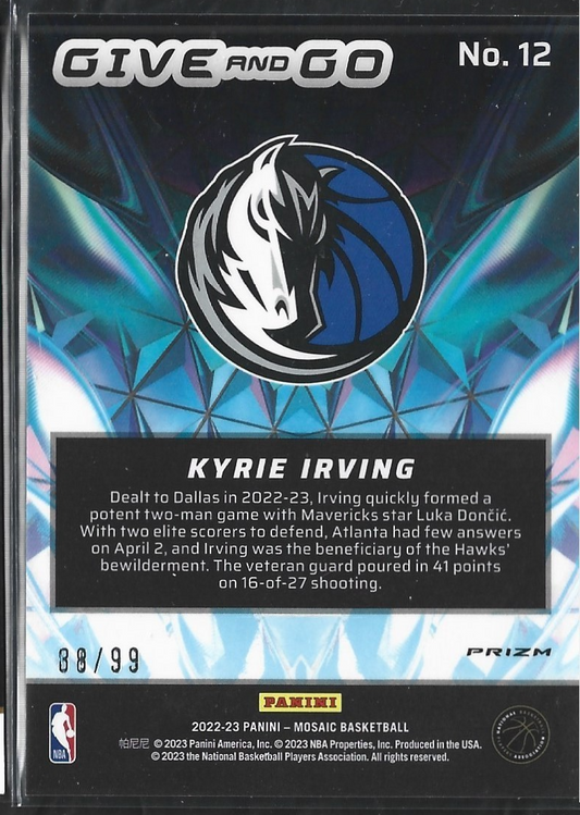 Kyrie Irving Give and Go Yellow /99