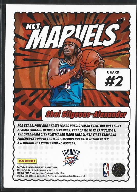 Shai Gilgeous-Alexander Net Marvels