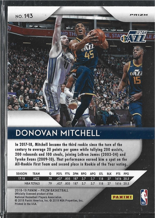 Donovan Mitchell Prizm Ruby Wave