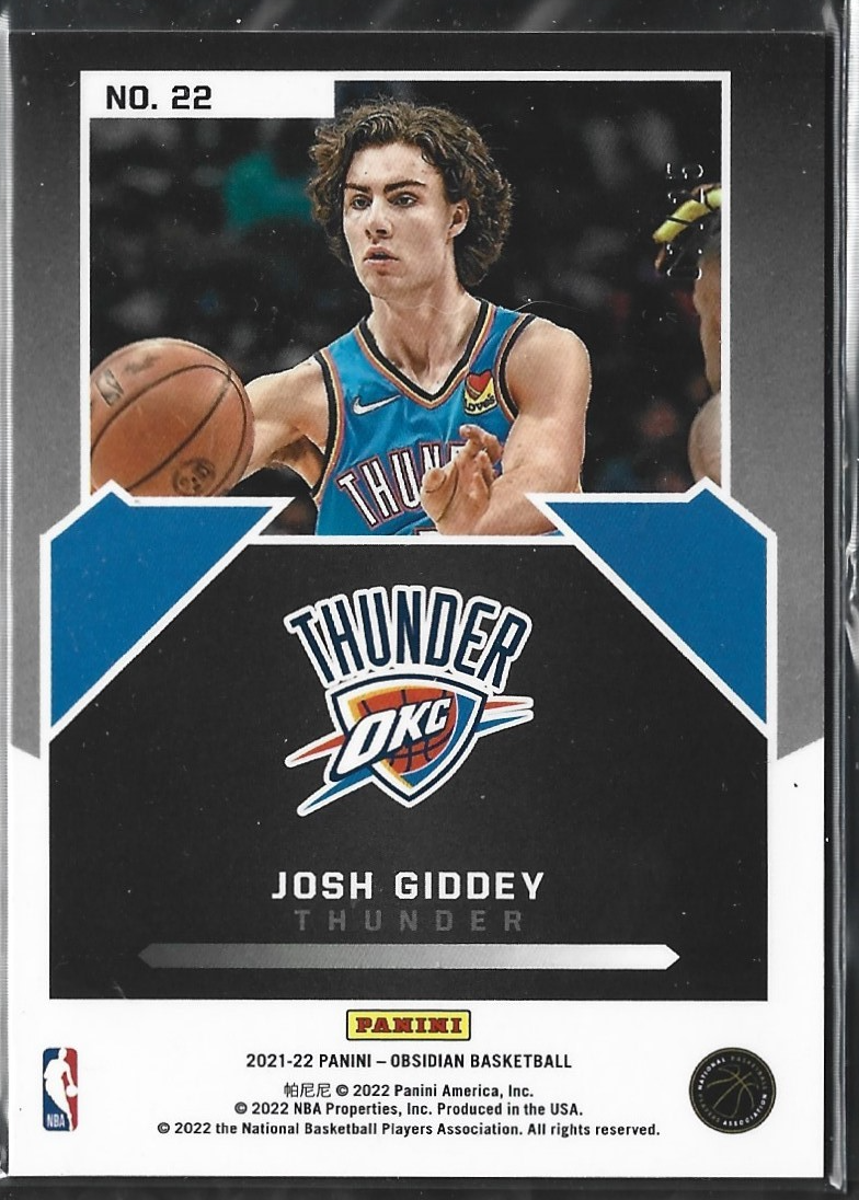 Josh Giddey Obsidian Magnitude Green /25