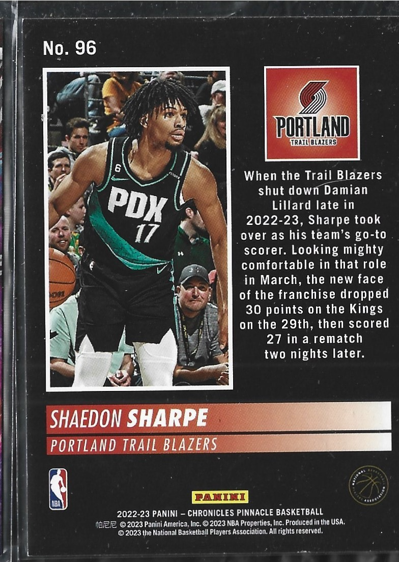 Shaedon Sharpe Pinnacle Asia