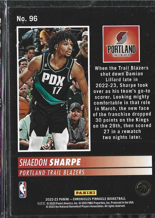 Shaedon Sharpe Pinnacle Asia