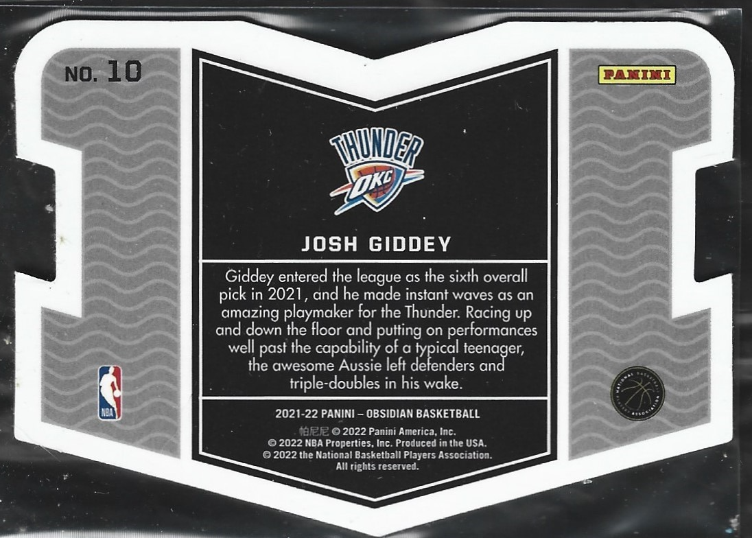 Josh Giddey Vitreous Case Hit