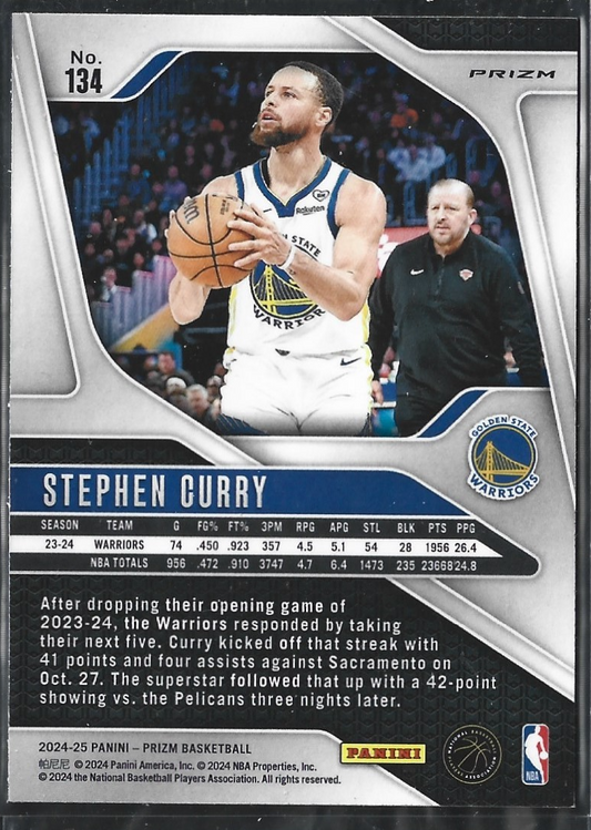 Stephen Curry Prizm Silver
