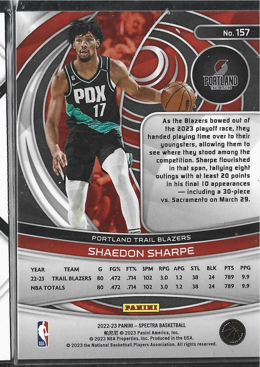 Shaedon Sharpe Spectra