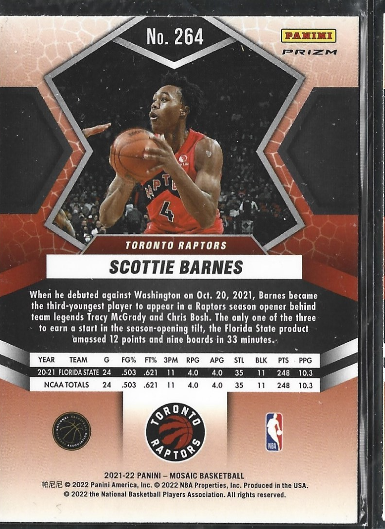 Scottie Barnes NBA Debut Green