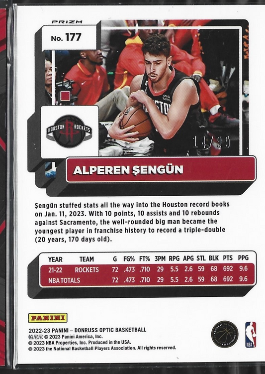 Alperen Sengun Optic Red /99