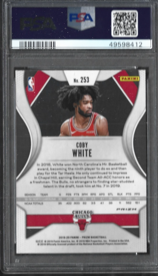 Coby White Prizm Rookie Silver