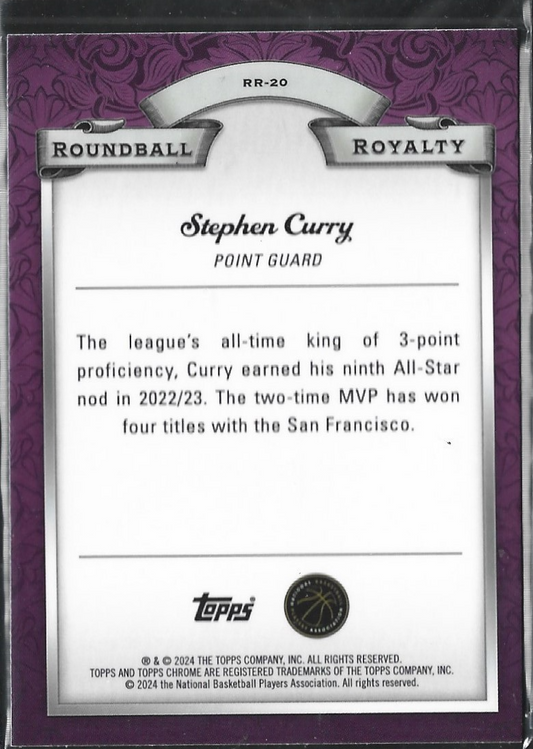 Stephen Curry Roundball Royalty Refractor
