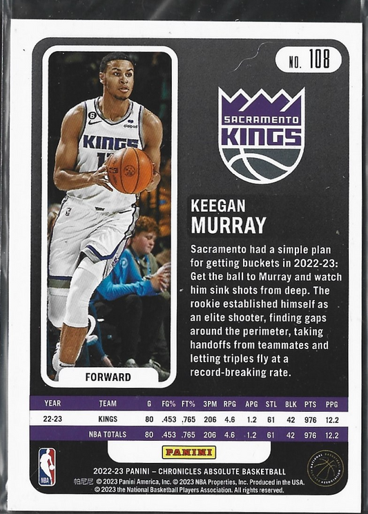 Keegan Murray Absolute RC Blue /99