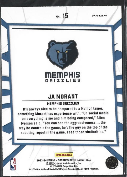 Ja Morant My House Silver