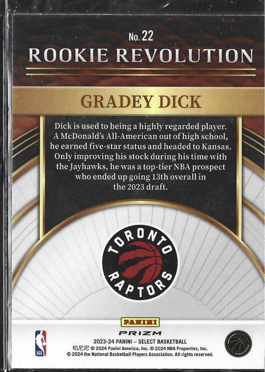 Gradey Dick Rookie Revolution Tectonic