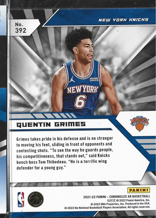 Quentin Grimes XR Blue /99