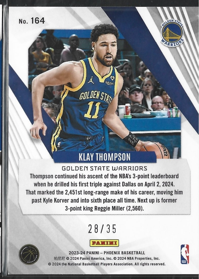 Klay Thompson Phoenix International Blue /35