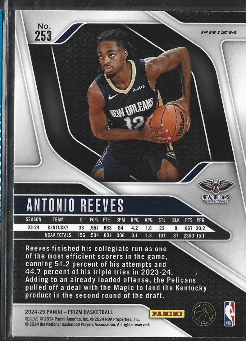 Antonio Reeves Prizm RWB