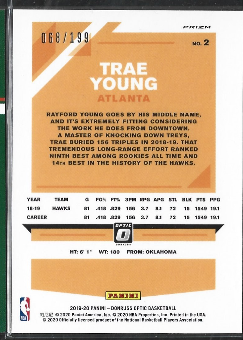 Trae Young Optic Orange /199