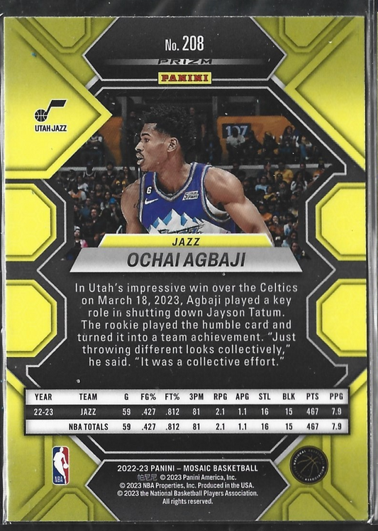 Ochai Agbaji Mosaic Green