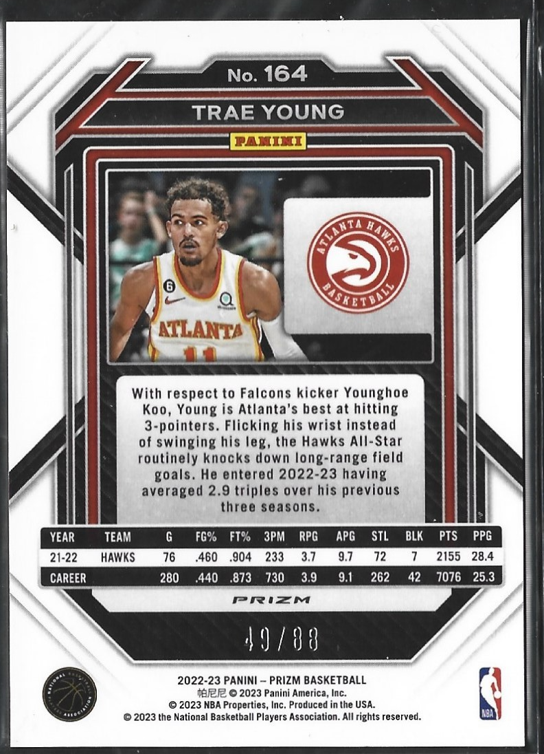 Trae Young Prizm Red Scope /88
