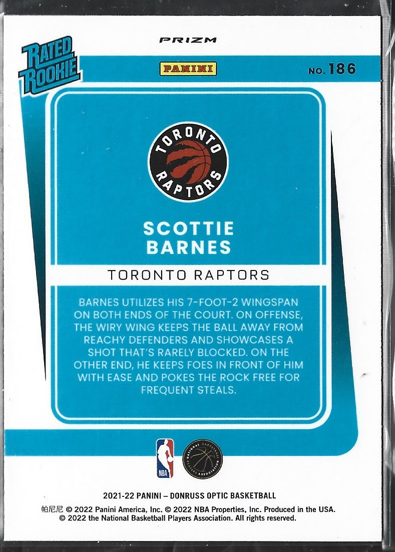 Scottie Barnes Optic RC Blue Pulsar