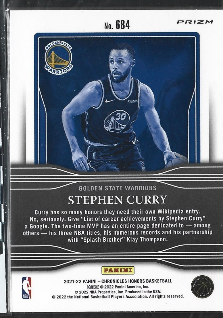 Stephen Curry Honor Pink