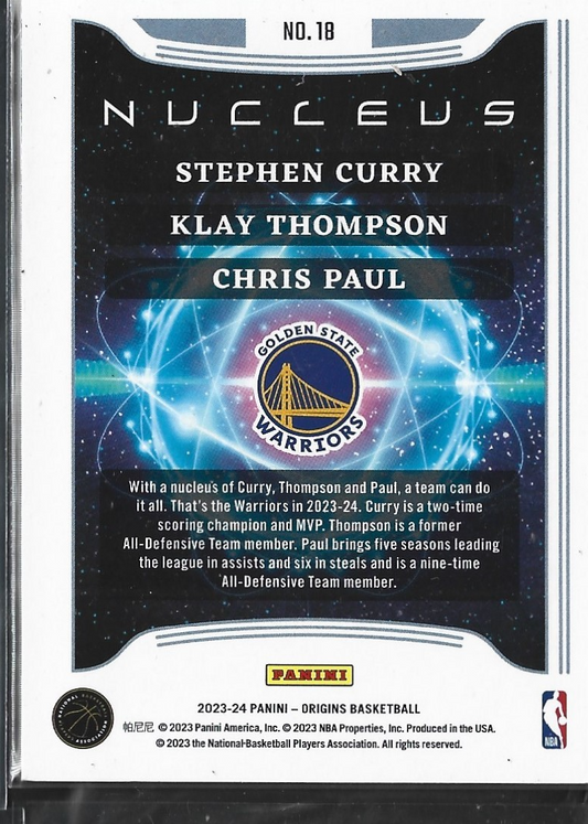 Golden State Warriors Origins Nucleus