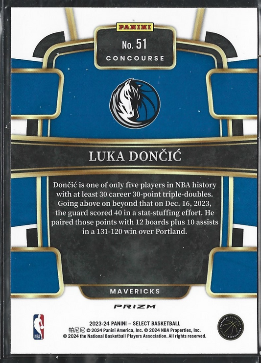 Luka Doncic Select Concourse Tectonic