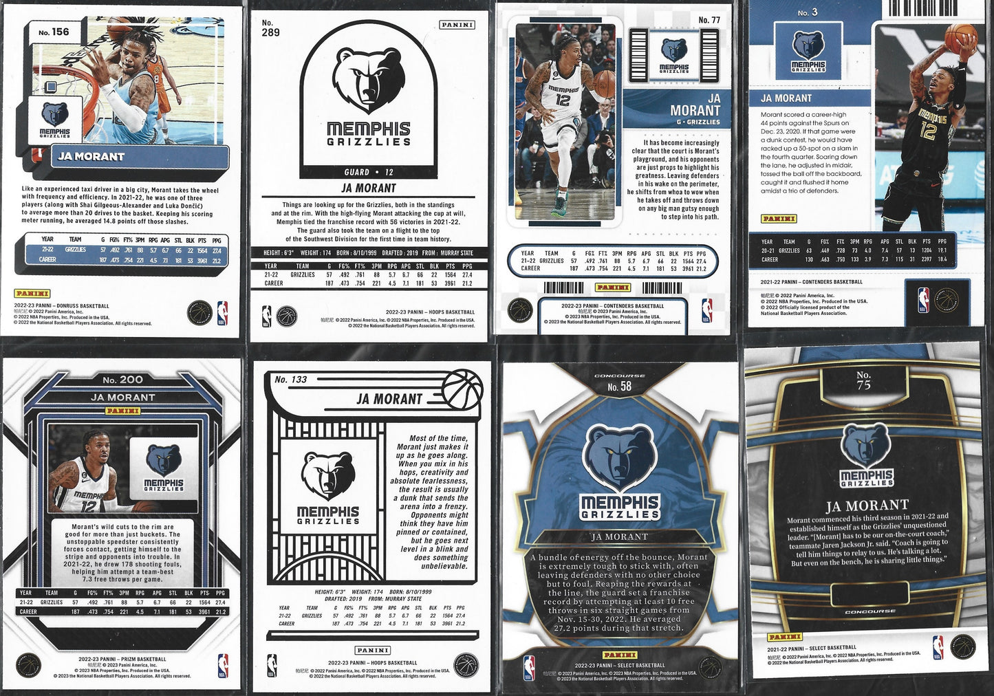 Ja Morant 20 php Assorted Cards