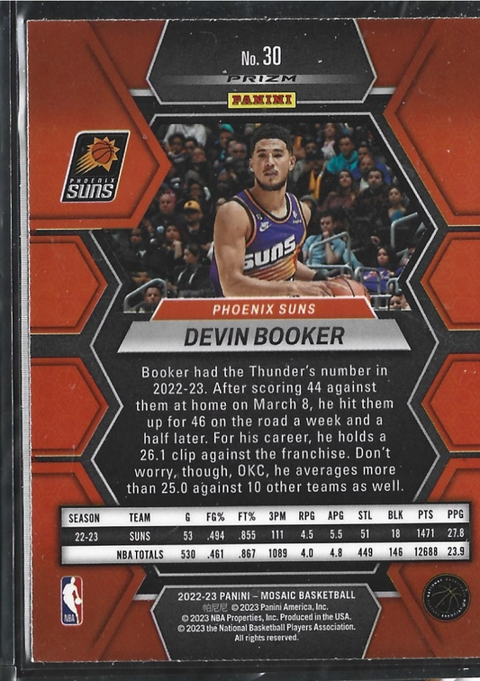 Devin Booker Mosaic Glitter