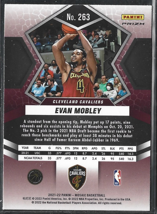 Evan Mobley NBA Debut Silver
