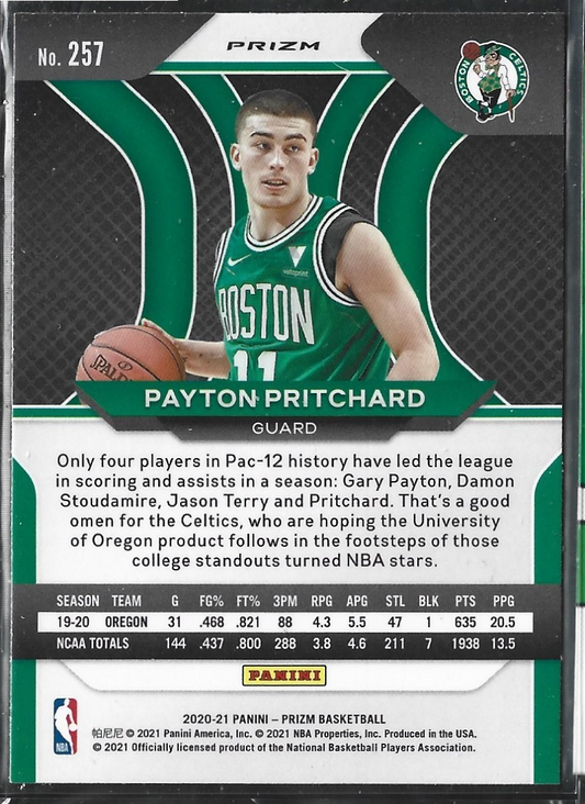 Payton Pritchard Prizm RC Pink Cracked Ice