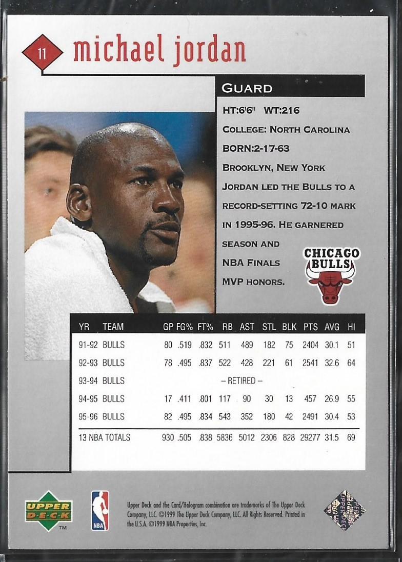 Michael Jordan Black Diamond #11