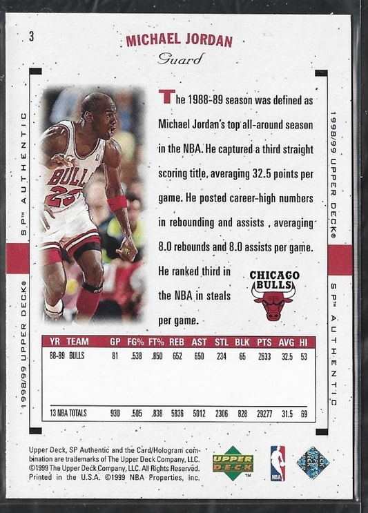 Michael Jordan SP Authentic #3
