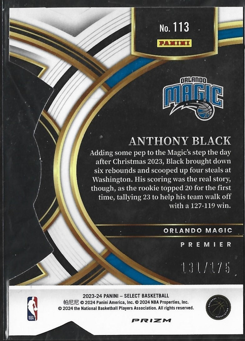 Anthony Black Select Premier Diecut /175