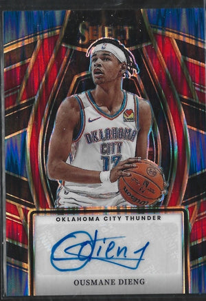 Ousmane Dieng Select Red Flash Auto /49