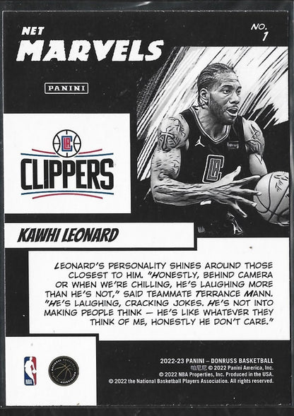 Kawhi Leonard Net Marvels