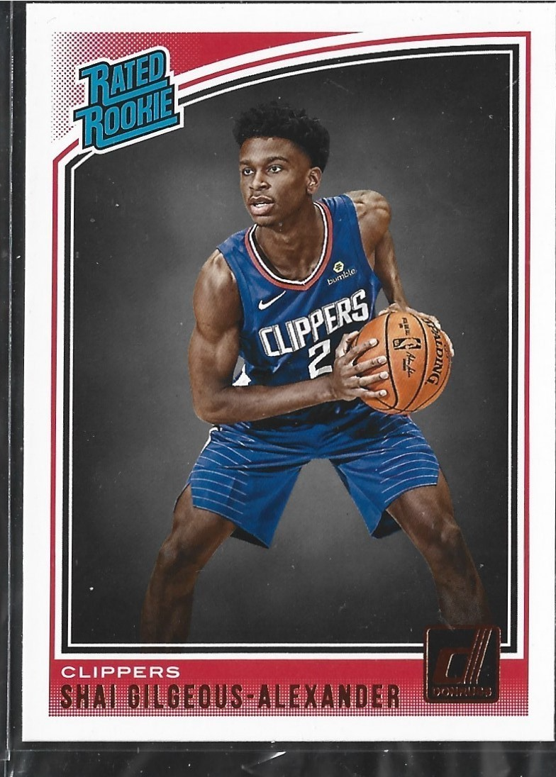 Shai Gilgeous-Alexander Donruss Rated Rookie