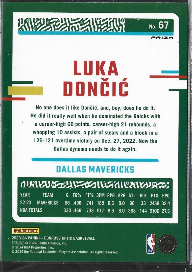 Luka Doncic Optic Purple Shock