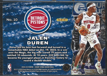 Jalen Duren First Steps Purple /49