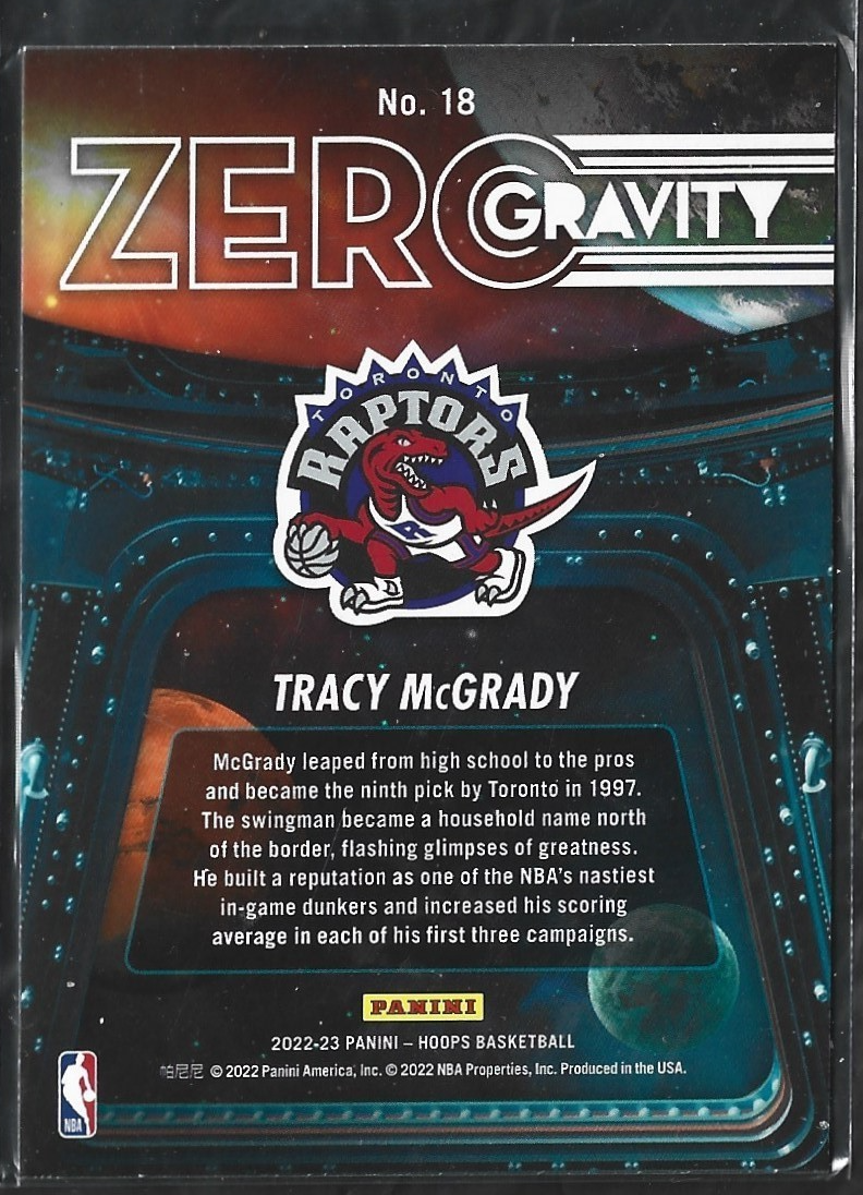 Tracy McGrady Zero Gravity