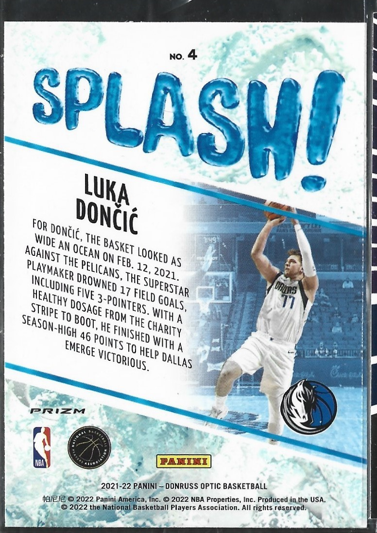 Luka Doncic Splash Purple