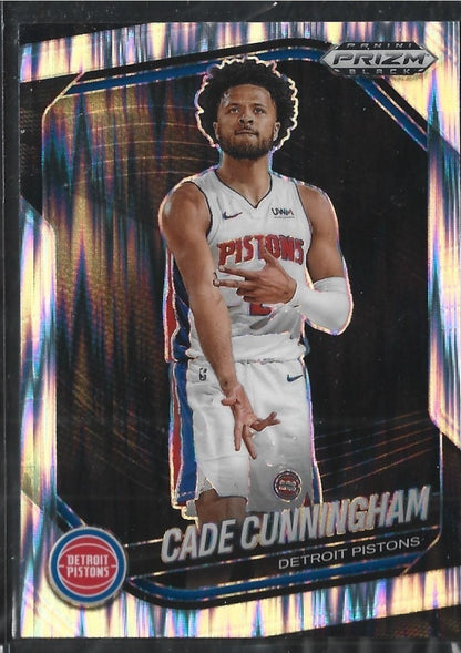 Cade Cunningham Prizm Black Skewed Prizm /249
