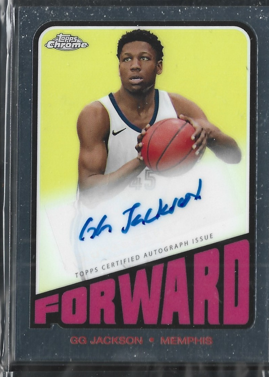 GG Jackson Topps Certified Autograph Issue